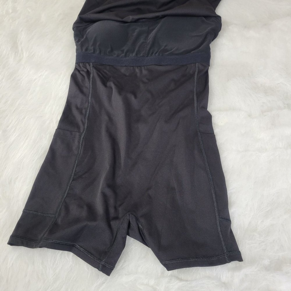 Iuga Black Lined Athletic Racerback Tennis Dress w/ Shorts & Bra Small - Picture 11 of 13